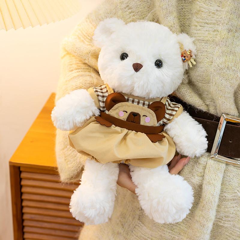 Cuddly Plush Bear With Mixand Match Outfits For Kids And Doll Enthusiasts