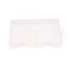 Hard Plastic Anti Impact Wear Resistant Storage Box Battery Case Practical Organizer Clear Inner Compartment Holder