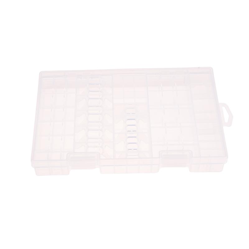 Hard Plastic Anti Impact Wear Resistant Storage Box Battery Case Practical Organizer Clear Inner Compartment Holder
