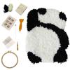 Punch Needle Kit Embroidery Set with Japanese Panda Needle Free Stitching Instructions, Coaster, Punch, (Panda 1)