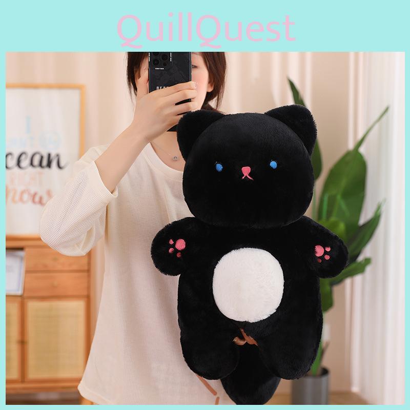 Cartoon Plush Cat Toy Stuffed Animal Doll Cute Home Room Decoration Kids Gift