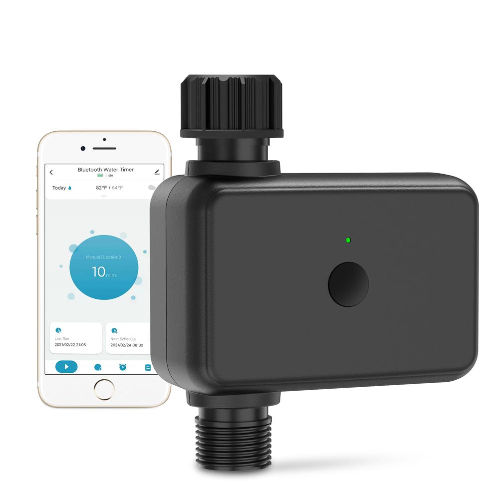 Automatic Water Timer with Gateway Dual Garden Hose Watering System Remote Sprinkler Programmer Support Alexa