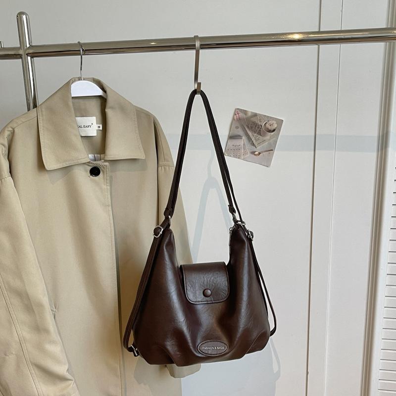 Casual Retro Large Capacity Bag, Commuting Single Shoulder Crossbody Bag, Casual Tote Bag Casually