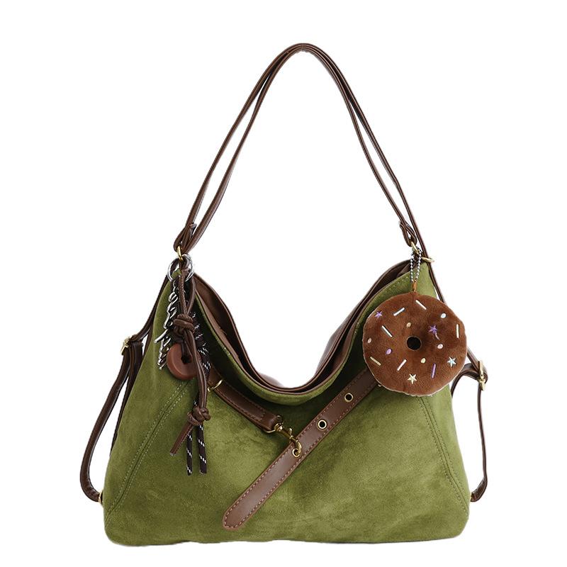 Korean Version of Women's Bags 2025 Autumn and Winter New Fashion Trend Backpack Shoulder Messenger Bag Large Capacity Commuter Tote Bag