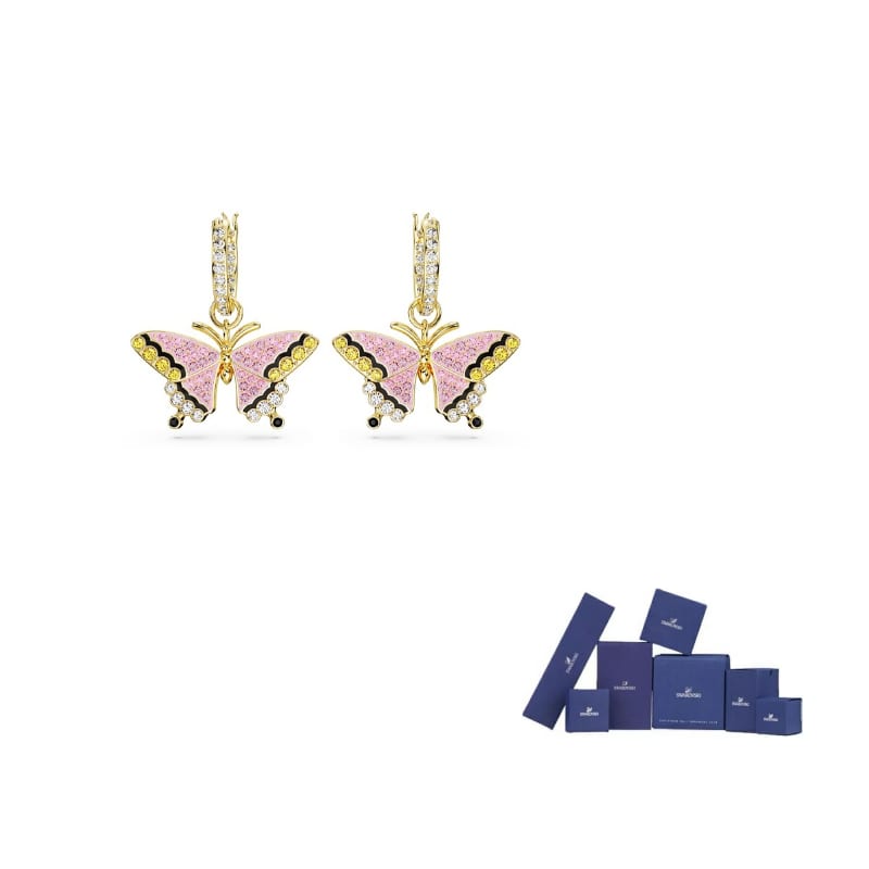 Swarovski Idyllia Gold Plated Earrings Women`s
