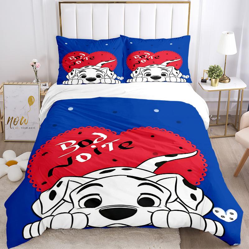 3Pcs Good Night Dalmatian Bedding Sets For All Sizes New 3D Printed Bed Cover Comforter Duvet Cover Pillowcase Bedroom Decoration