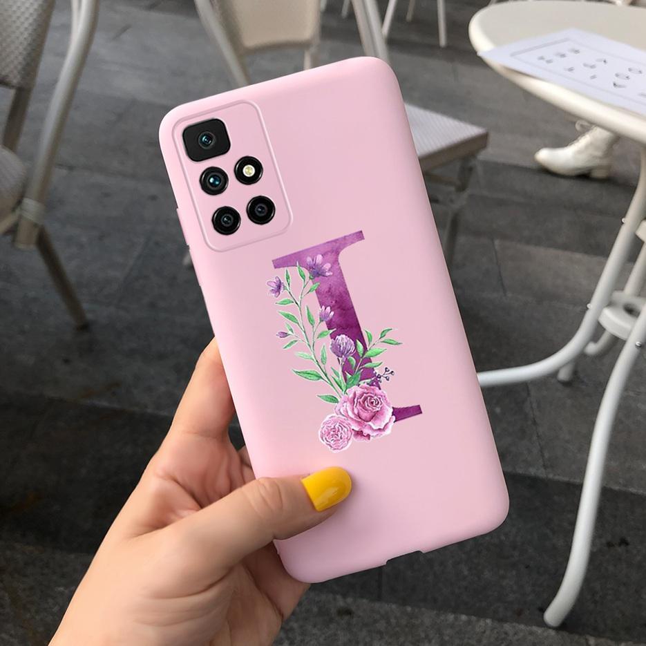 For Xiaomi Redmi 10 Case Simple Fashion Letters Cover 6.5'' Silicon Soft TPU Case For Xiaomi Redmi 10 Redmi10 Coque Funda Bumper