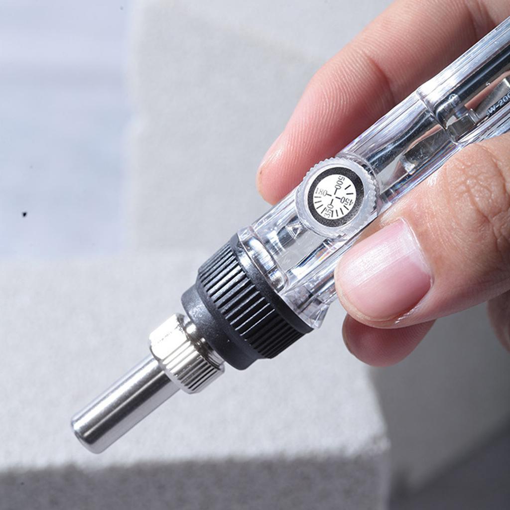Ergonomic T12 Soldering Handle Interchangeable Tip for Comfortable Prolonged Use 180°C-450°C Adjustable Temperature