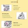 Ziyun Silver S925 Easter Egg Pendant: Fashionable, Openable, DIY Beaded Accessory SCC1465