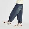 Boys' Fleece-Lined Embroidered Denim Jeans