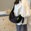 Solid Color Shoulder Bag Dumpling Bag Women's Crossbody Bag