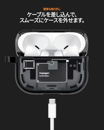 Spigen AirPods Pro 3 Case, Compatible with AirPods Pro 3rd Generation, MagSafe Compatible, Clear, Dual-Layered Design, Shockproof, MagSafe, Wireless C