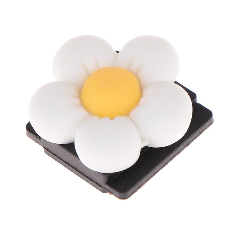 3D Roztomilý Květinový Kryt na Botu Kamery Měkký Silikonový Univerzální Chránič Blesku Patice pro Studený Blesk Krytka Chránič Pro A7C2/A6400