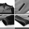 Jacket Men's Spring New Baseball Collar Suede Stand-up Collar Color Matching Loose Coat Youth Fashion Versatile Top
