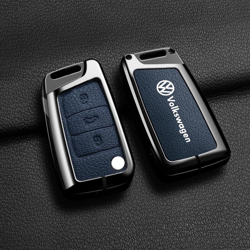 Volkswagen Car Key Case & Keychain for Lavida, Bora, Tiguan, Magotan, POLO, Passat – Cross-Border Compatibility