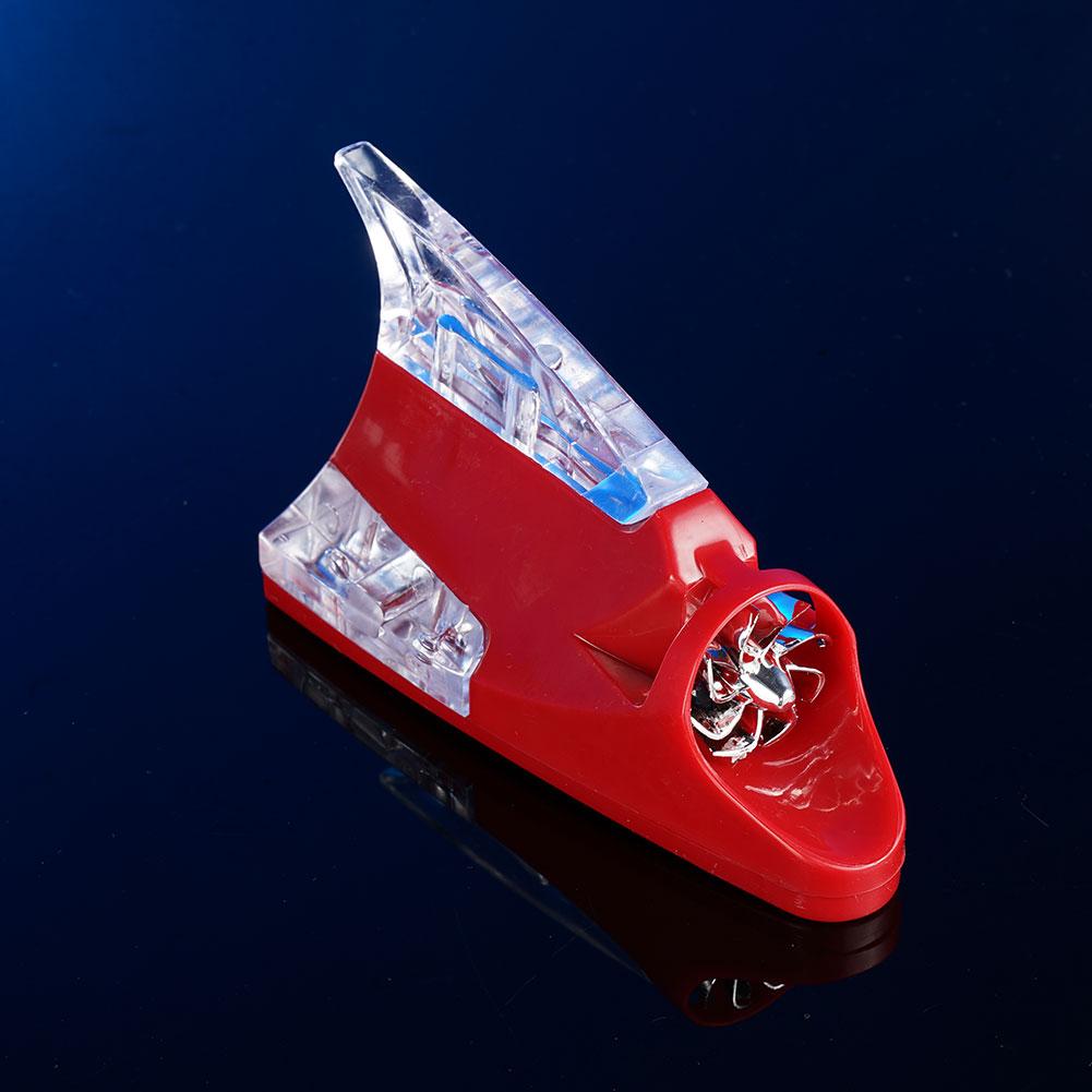 Car Wind Shark Fin Antenna LED Warning Flash Upgrade Car Radio Signal Enhancement Roof Antenna Accessories