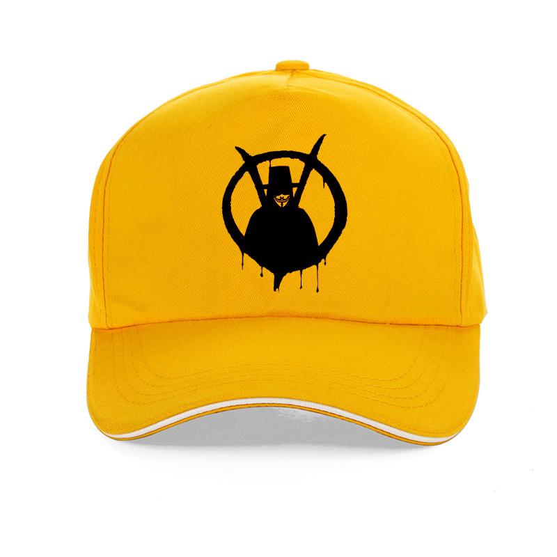 

V значит Вендетта Бейсболка Anonymous Маска Гая Фокса Унисекс 100% Хлопок Унисекс женская шляпа модная Унисекс Для Вендетты Анонимные шапки