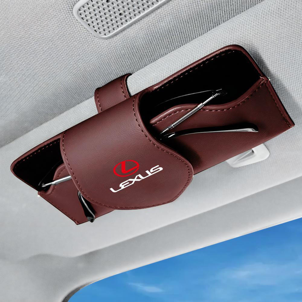 1Pcs Car Accessories Sun Visor Glasses Frame Sunglasses Storage Case For Lexus NX IS 250 RX GS UX RX300 RX350 ES LX Fsport GX