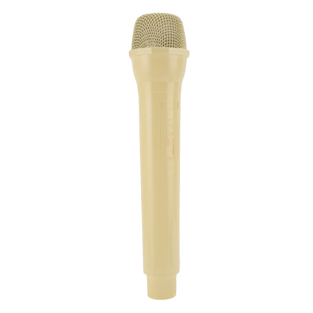 Simulated Microphone ABS Lightweight Rlistic Handheld Mic Prop for Speech Practice Cosplay Photography