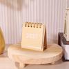 1Pcs 2027 Mini Simple Calendar Small Desk Calendar Creative Coil Calendar Planner Desktop Decoration Office Stationery
