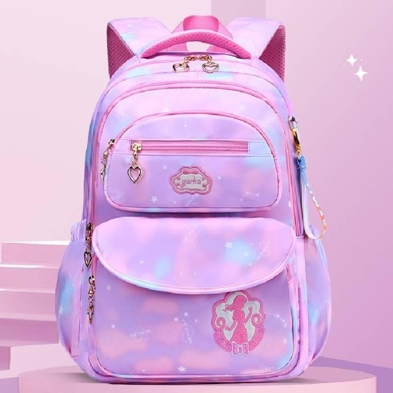 

Adorable Waterproof Pu Backpack For Kids Cartoon Design Lightweight Breathable 45*33*16cm/17.72*12.99*6.30in фиолетовый