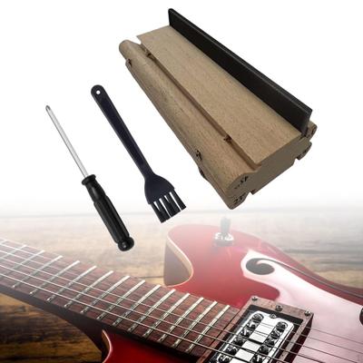 Guitar Fret End Beveling File Dressing Tool Multipurpose Luthier Wooden for Bass