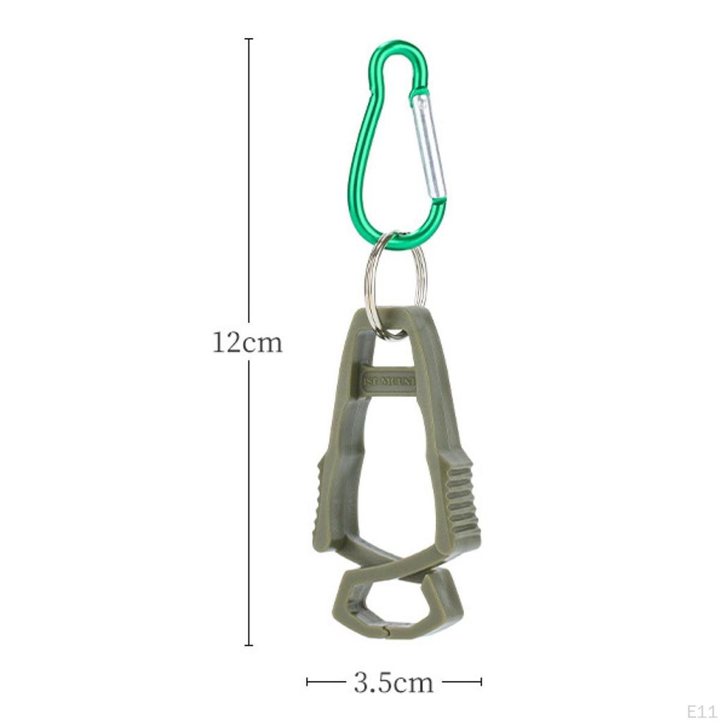 5 Pieces Outdoor Glove Clip Multipurpose Hook Clamp Hanger Anti Drop for Construction