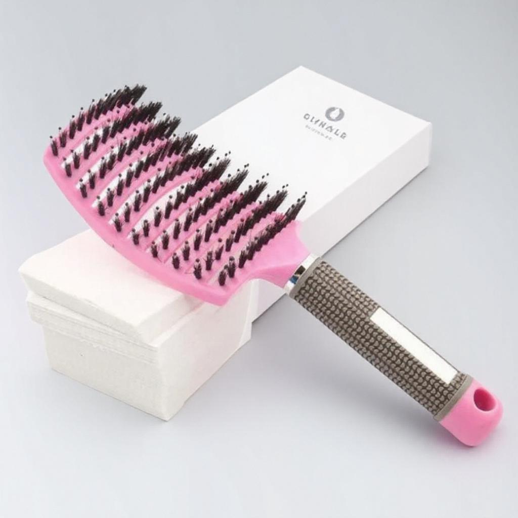 Bristle Nylon Massage Brush Wet Curly Straight Comb Professional Straight Curly Hair Styling Brush for Salon Home Use