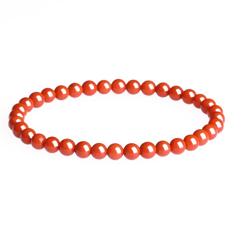 Liangshan Nanhong Agate Bracelet Gift Box Packaging + Appraisal Certificate