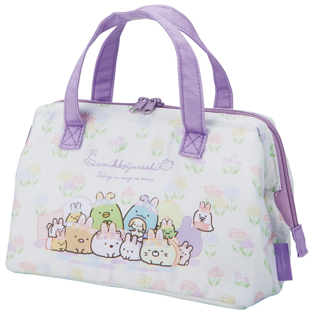 Skater insulated clasp lunch bag Sumikko Gurashi rabbits garden KGA1-A