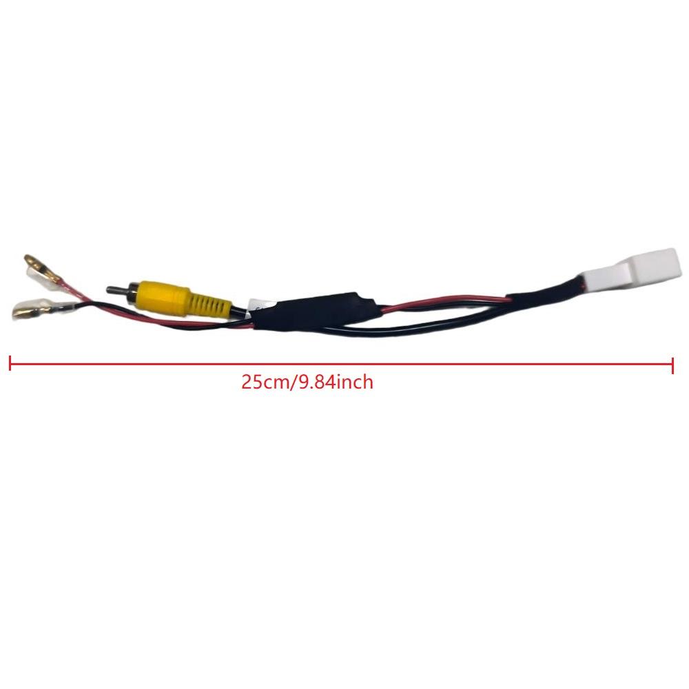 Car Reverse Rear View Camera Video Cable Plug Adapter for Toyota Mazda 4 Pins Plug Harness Car Navigation Connector Accessories
