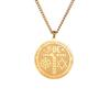  Moon Cross Star of David OM Symbol Necklace Stainless Steel Hexagram Pendant Necklaces Religious Amulet Jewelry Gifts