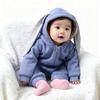Kids Tales Baby Romper met Lange Oren Konijn Capuchon Rits Jumpsuit voor Pasgeboren Baby Peuter