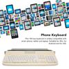 Wireless Typewriter Keyboard Retro   104 Keys  5.0 Integrated Stand Tablet Keyboard for Smart Phone Laptop