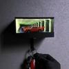Infinity Garage Key Holder Garage Hooks Box LED Organizer USB Charging Decorative Mirror Illusion House Key Holder Home Decor