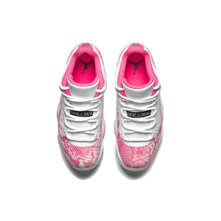 New Jordan 11 Retro Low Pink Snakeskin 2019 Women's AH7860-106