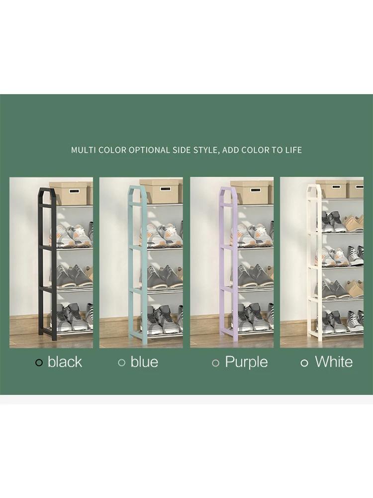 5/4/3 Layers Simple Shoe Rack Dust-proof Storage Shoe Cabinet Multi-layer Assembly Home Door Shoe Shelf Dormitory Organizer Rack