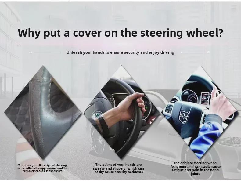 Winter Plüsch Auto Lenkrad-, Schaltknauf- und Handbremshebelbezug Set - Rexkaninchenfell, Elastische Passform