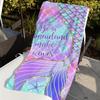 The Enchanting Mermaid Shines Towel Quick Drying Beach Towels Are Suitable For Swimming Pools Camping Yoga And The Gym