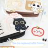 Gifts Cute Cat Pencil Case Oxford Cloth Multi-Layer Pen Bag Large Capacity Stationery Storage Bag Kids Pen Box School Office