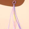 12pcs Tangle-Free Design Braided Hair Extensions Colorful Ponytail Holders  Fashion-Forward Tweens