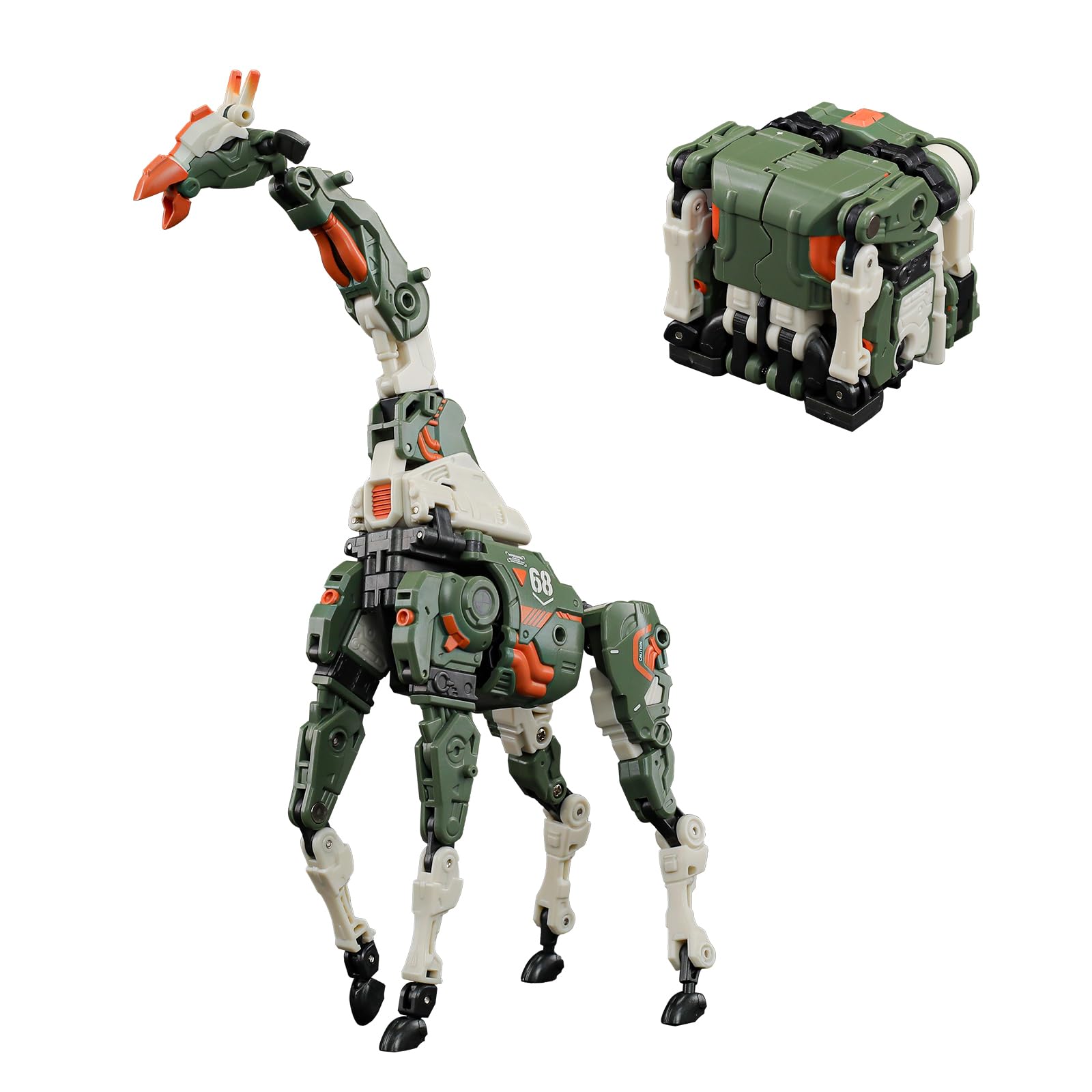 

BEASTBOX 52TOYS MOONSAFARI Трансформирующаяся игрушка Трансформируется из куба в высокоподвижную экшн-фигурку Трансформируется в меха-зверя или Без батареек Идеально