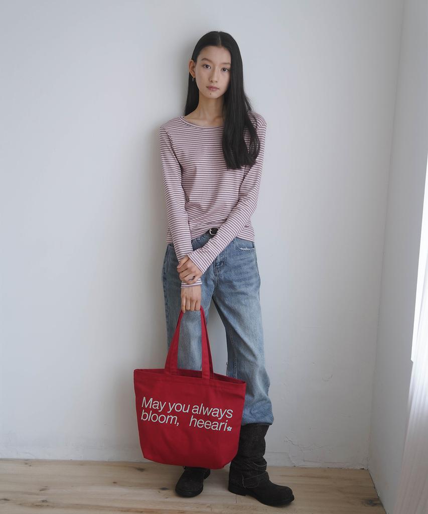 HEEARI Jane Basic Ribbed Long Sleeve_Pink Stripe