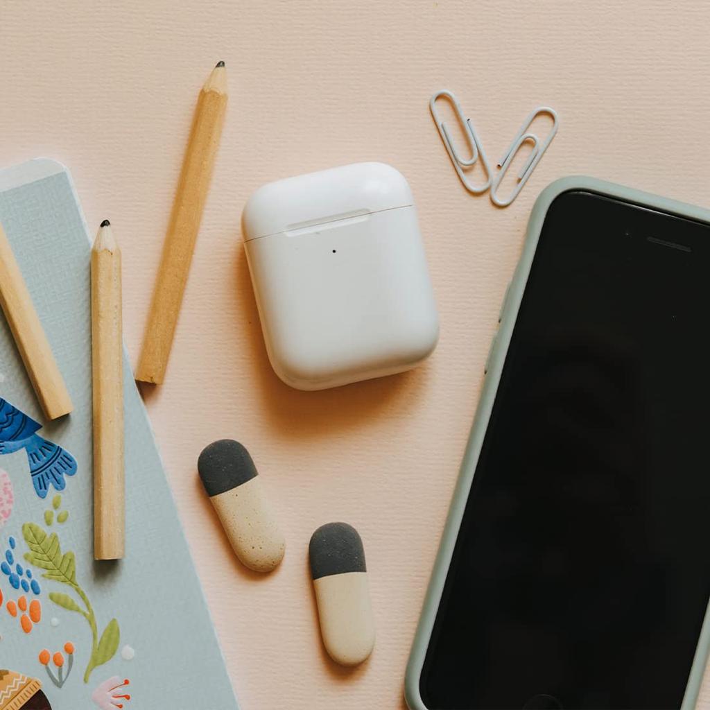Podick Charging Compatible with AirPods 1 Replacement AirPods Charging Case with Wireless Charging and Bluetooth Pairing Case, & 2,