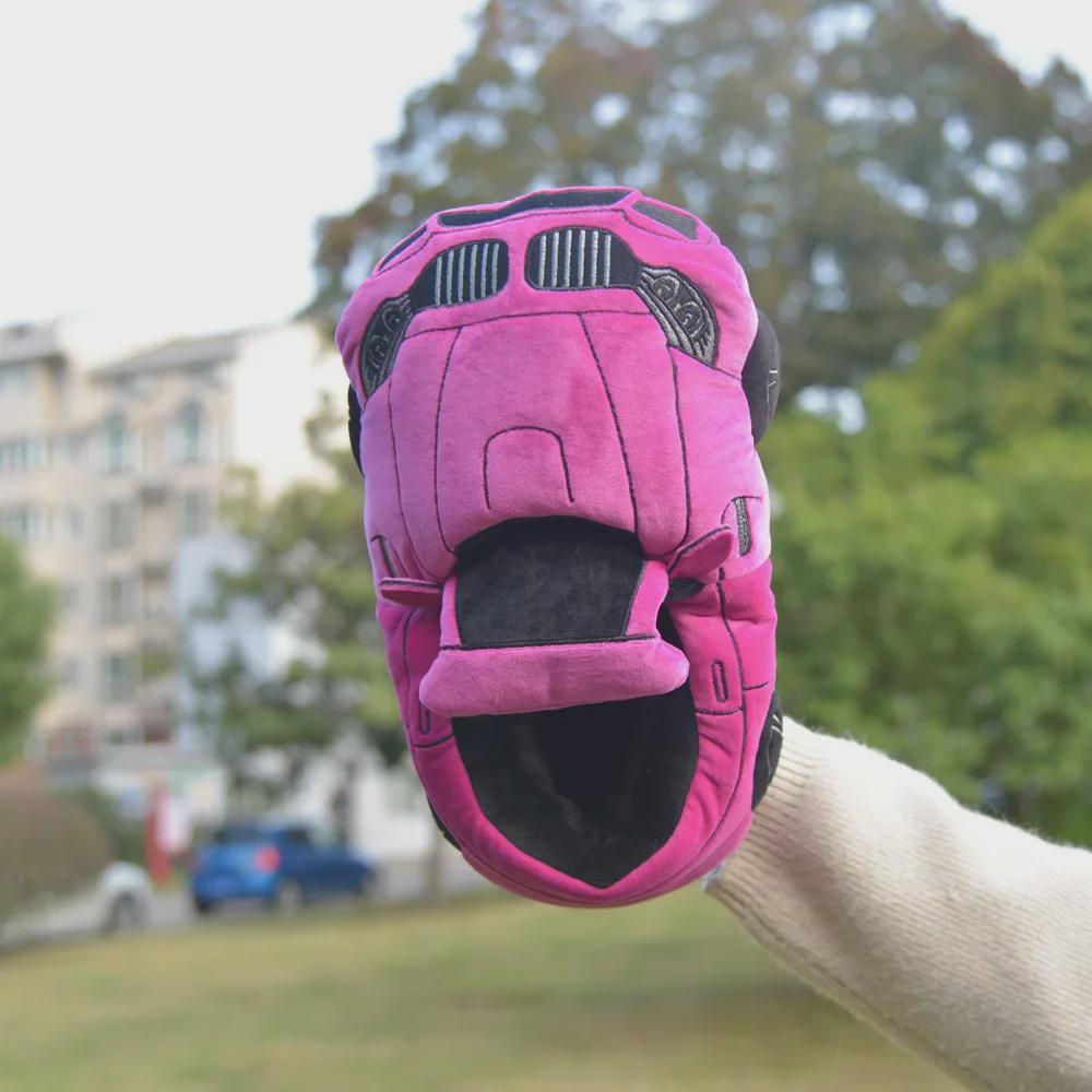 Porsche Racing Plüsch-Auto-Hausschuhe – Rennsimulationsspielzeug