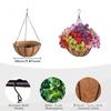 Spring Violet Eucalyptus Hanging Basket Pendant for Home Decoration