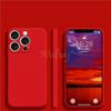 For iPhone 16 Pro Max Case Liquid Silicone Original Plain Rubber TPU Protect Case For iPhone 16 15 Pro Max Cover TPU Shockproof