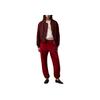 Loose Soft High Waist Comfortable Casual Pants Women Bottoms Burgundy 47A204G-600