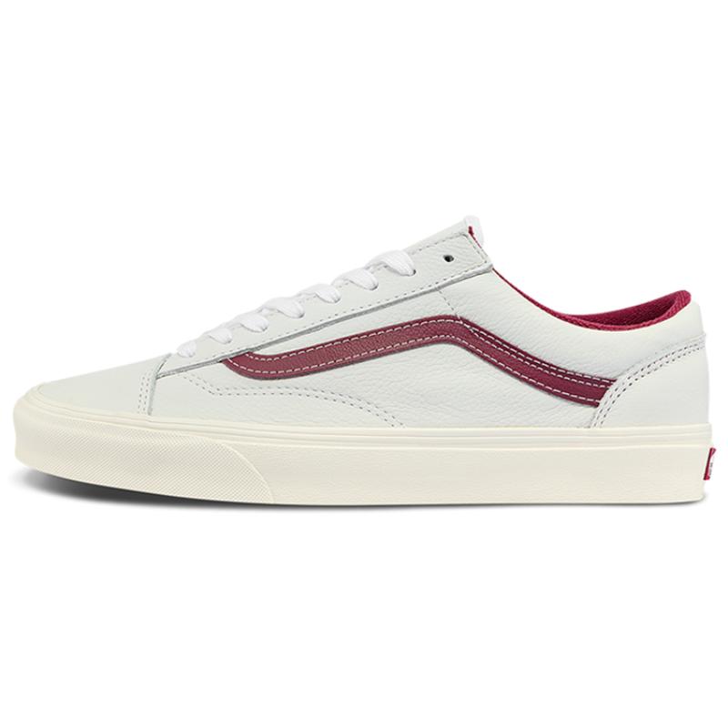 

Vans Unisex Style 36 Low Top Sneakers White/Red Vans VN0A54F676N 35