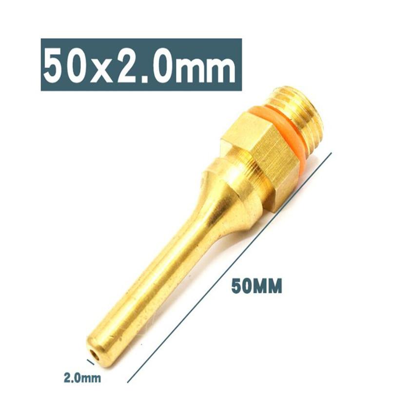 Durable Copper Heat Melt Glue Rifle Nozzle 50*3.0mm 70*2.0mm Glue Rifle Nozzle 1Pc